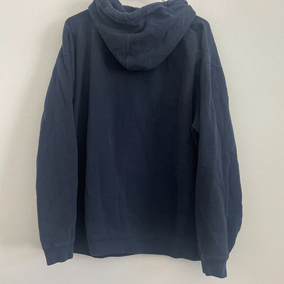 Vintage Ouray Vail Hoodie Sweater XL Blue Colorado Pockets Casual Outdoor Skiing - Picture 2 of 8